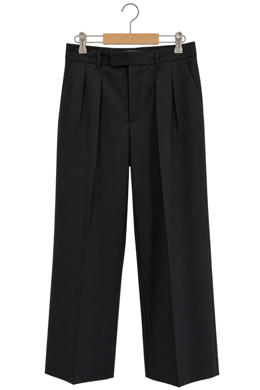 2-tuck wide pants